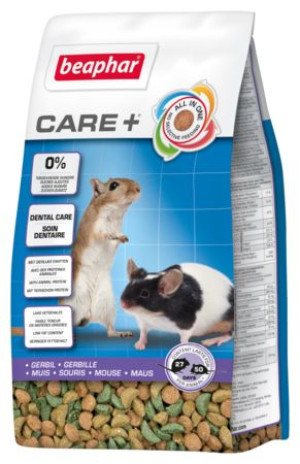 BEAPHAR CARE+ GERBIL/MOUSE karma dla myszoskoczek i myszy 700g
