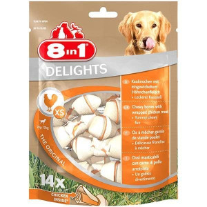 8in1 Przysmak Delights Bones XS [T122364] 14 szt.