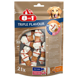 8in1 Przysmak 8in1 Triple Flavour XS [T144434] 21 szt.
