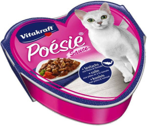VITAKRAFT POESIE SOS dorsz, makaron i pomidor szalka dla kota 85g