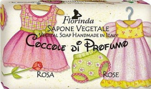 Florinda Mydło naturalne roślinne RÓŻA 100 g
