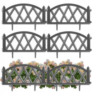 Płotek Ogrodowy Palisada Obrzeże 300 Cm 6szt/50x30