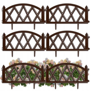 Płotek Ogrodowy Palisada Obrzeże 300 Cm 6szt/50x30