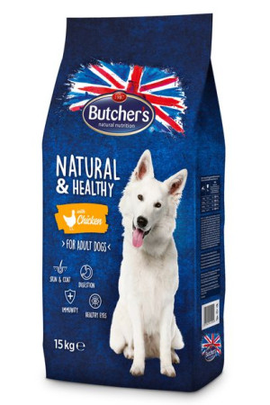 BUTCHER'S Skin&Coat Digestion Immune Chicken (kurczak)15kg + Dental Care Sm