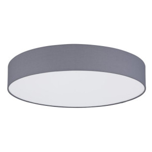Abażurowy plafon Sanna okrągła lampa LED 40W 3000K-6000K grafitowy