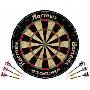 Tarcza sizalowa do gry w darta z rzutkami Harrows Let's Play Darts
