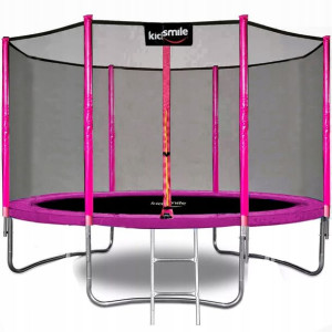 Trampolina Ogrodowa Kidsmile 8ft 252cm To-02 Różowa