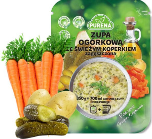 Zupa ogórkowa ze świeżym koperkiem zagęszczona 340g