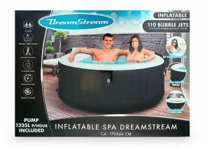 Jacuzzi 605l Dmuchane 170 X 66cm Zestaw Kompletny