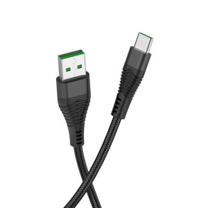 Hoco kabel USB do Typ C Flash 5A U53 1 metr czarny