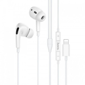 Hoco zestaw słuchawkowy/słuchawki do iPhone Lightning 8-pin M1 Pro białe
