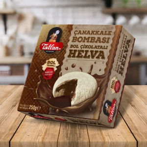 CHAŁWA sezamowa z sosem czekoladowym TATLAN 250g