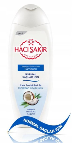 Szampon z mlekiem kokosowym 2w1 HACI SAKIR 500ml