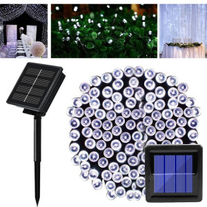 Lampki Lampka Led Girlanda Ogrodowa Solarna 12 M.b