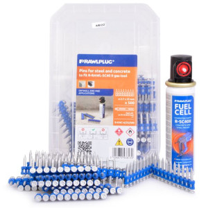 Rawlplug Gwoździe Łączone Plastikiem Do Betonu Do Osadzaka Sc40 500szt