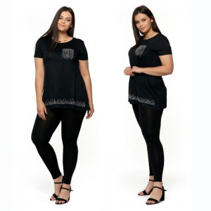 3XL LEGINSY LEGGINSY z wysokim stanem plus size duże