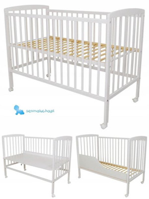 Łóżeczko dostawne dostawka 3w1 Matylda 120x60(66)