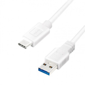 Kabel przewód USB-C 3m biały LogiLink