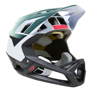 Kask FOX PROFRAME GRAPHIC 2 WHITE czarny zielony