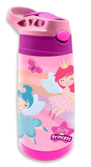 Bidon termiczny stalowy 400ml Fairy Princess