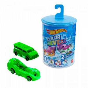 HW Color Reveal 2-pak samochodów Ast GYP13 Mattel