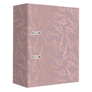 Segregator A4 75 2R Metallic Rose Gold Flowers Interdruk