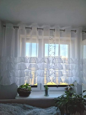 firanka firanki z falbanami falbanki etamina 400x135