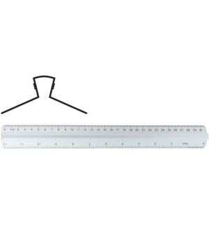 Linijka Aluminiowa Z Uchwytem Grand 30Cm