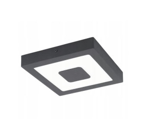 Plafon lampa sufitowa Eglo Iphias LED 16,5W Barwa ciepła IP44 Antracyt