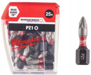 Milwaukee Zestaw Bitów Shockwave Pz1 25mm 25 Szt