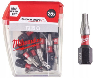 Milwaukee Zestaw Bitów Shockwave Tx15 25mm 25 Szt