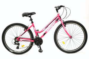 Rower górski / MTB Whisper WX100 / 26" / Czarno-różowy