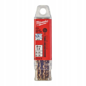 Wiertła Cobaltowe Do Metalu Milwaukee Hss-g 3,0 Mm