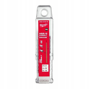 Wiertła Cobaltowe Do Metalu Milwaukee Hss-g 2,0 Mm
