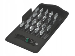 Zestaw Bitów Bit-safe + Wkrętak 1/4'' 61el Wera