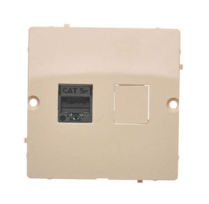 Basic Gniazdo komputerowe RJ45 pojedyncze BMF51.02/12 beżowy SIMON