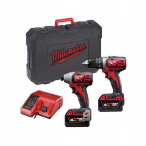 Zestaw Wkrętarka Zakrętarka Milwaukee M18bpp2d402c