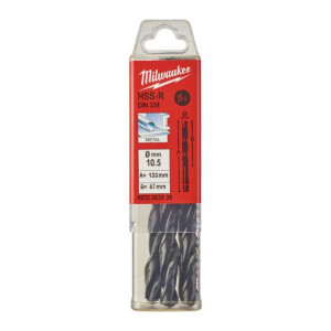 Wiertła Do Metalu Milwaukee Hss-r 10,5 Mm