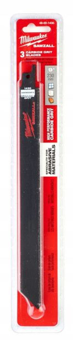Brzeszczot Do Włókna Szklanego Milwaukee 230mm3szt