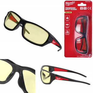 Okulary Ochronne Milwaukee Żółte Premium