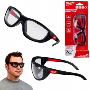 Okulary Ochronne Milwaukee Z Uszczelką Premium
