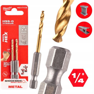 Wiertło Do Metalu Milwaukee Hss-g - 3,3x67 Mm