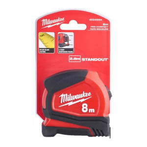 Miara Taśma Milwaukee Pro-compact 8m