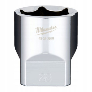 Nasadka Metryczna Krótka 1/2'' Milwaukee 28mm