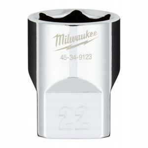 Nasadka Metryczna Krótka 1/2'' Milwaukee 22 Mm