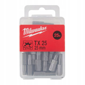 Milwaukee Bit Profesjonalny Tx25 25mm 25 Szt