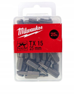 Milwaukee Bit Profesjonalny Tx15 25mm 25 Szt