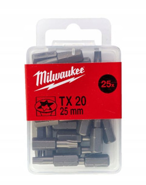 Milwaukee Bit Profesjonalny Tx20 25mm 25 Szt