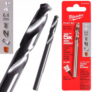 Wiertło Pilotujące Do Otwornic Milwaukee 6,4 Mm