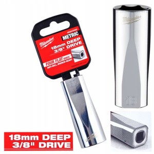 Nasadka Metryczna Długa 3/8" Milwaukee 18 Mm